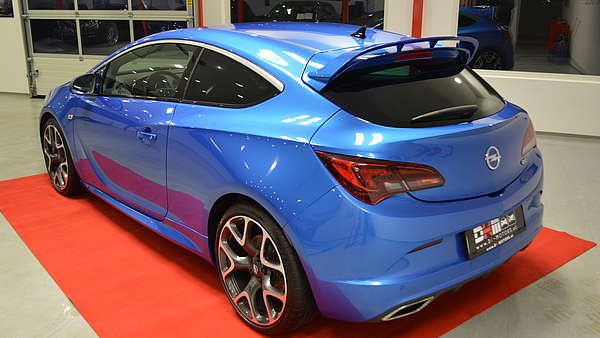 Opel Astra J OPC blau Foto 3