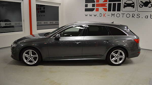 Audi A4 Avant B9 2.0 TDI S-Line grau Foto 1