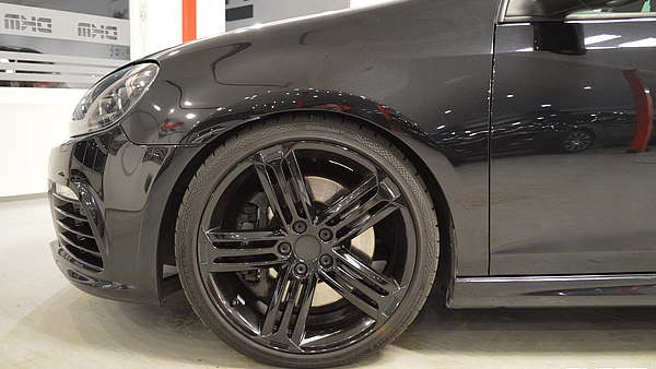 VW Golf 6R DSG schwarz 5trg Foto 9