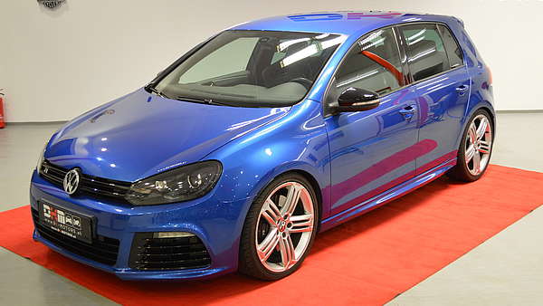 VW Golf 6R Motorsport blau Foto 1