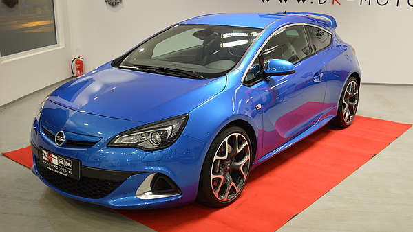 Opel Astra J OPC blau Foto 1