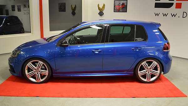 VW Golf 6R Motorsport blau Foto 2