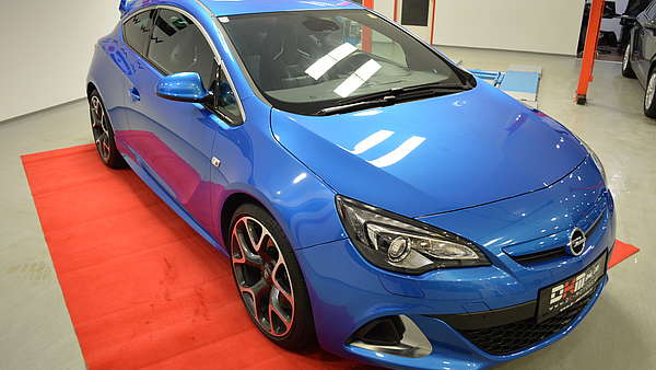 Opel Astra J OPC blau Foto 6