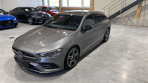 Mercedes CLA220d SB AMG Line Night Paket grau Foto 5