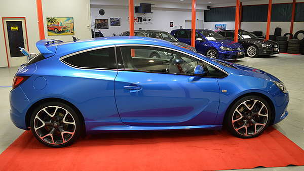 Opel Astra J OPC blau Foto 5