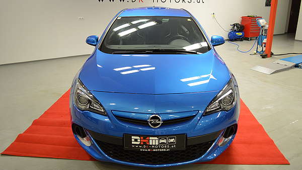 Opel Astra J OPC blau Foto 8