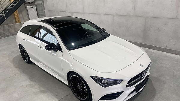 Mercedes CLA200d SB AMG Line Night Paket weiss Foto 8