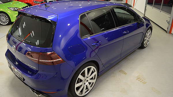 VW Golf 7R DSG ABT blau Foto 12