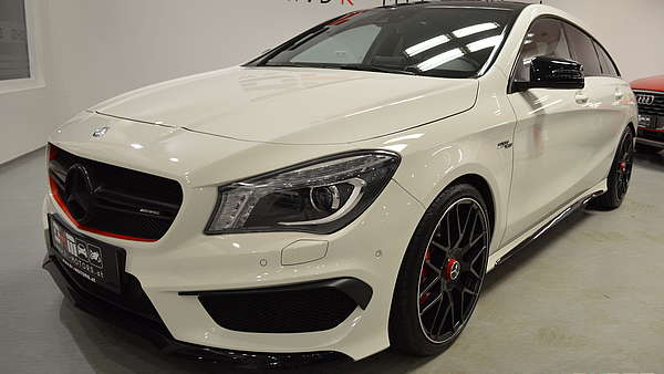 Mercedes CLA 45 AMG Shooting Brake weiss Foto 8