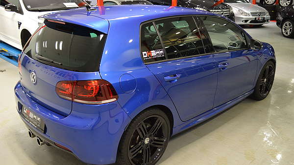 VW Golf 6R blau / schwarz Foto 11