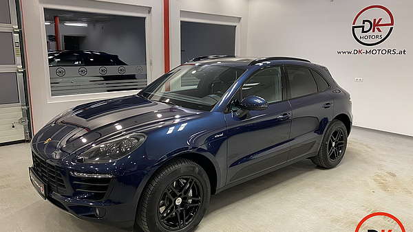 Porsche Macan S Diesel blau Foto 2