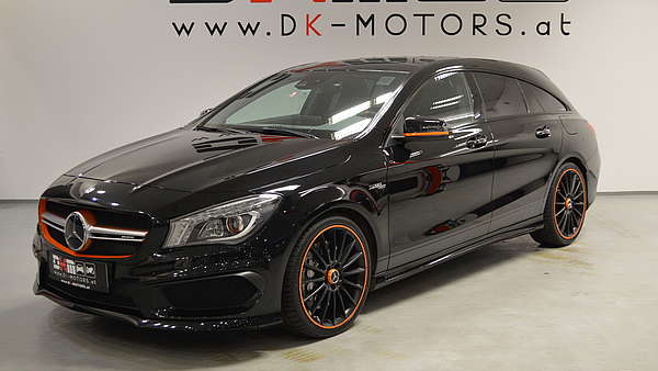 Mercedes CLA 45 AMG SB Orange Foto 1