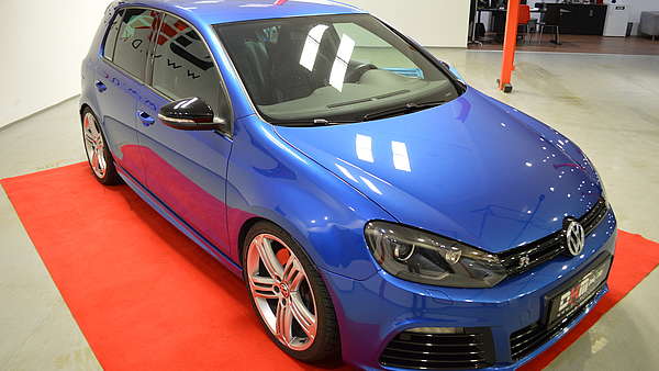 VW Golf 6R Motorsport blau Foto 6