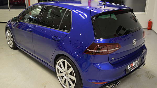 VW Golf 7R DSG ABT blau Foto 3