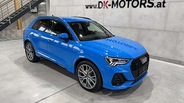 Audi Q3 35 TDI Quattro S-Tronic S-Line Turbo Blau Foto 1