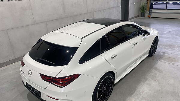 Mercedes CLA200d SB AMG Line Night Paket weiss Foto 11