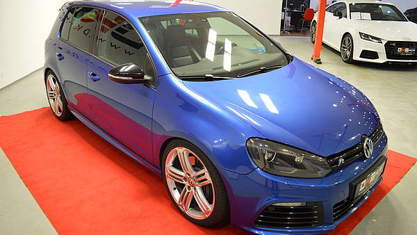 VW Golf 6R DSG blau Foto 6