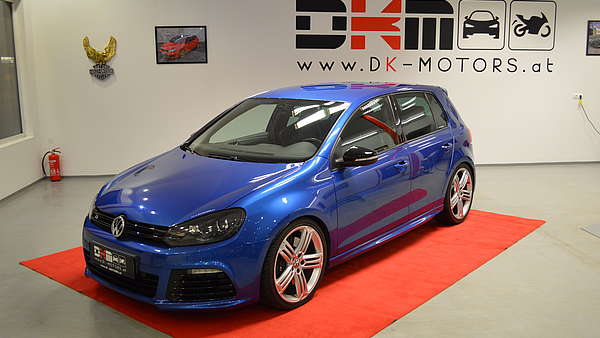 VW Golf 6R Motorsport blau Foto 0