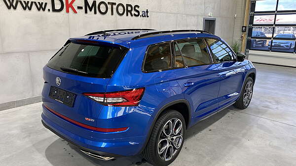 Skoda Kodiaq RS Race Blau Foto 2