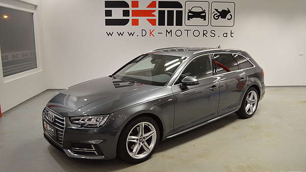 Audi A4 Avant B9 2.0 TDI S-Line grau Foto 0