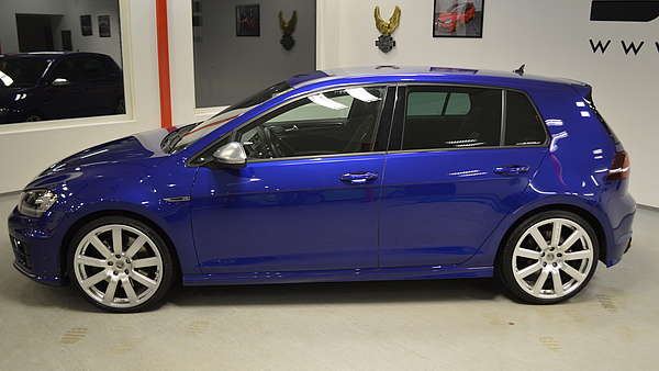 VW Golf 7R DSG ABT blau Foto 2