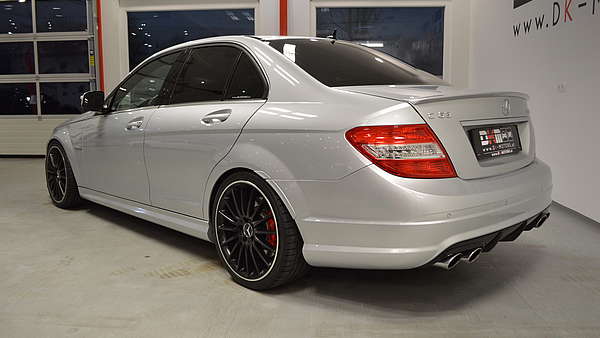 Mercedes C63 AMG Limo silber Foto 3