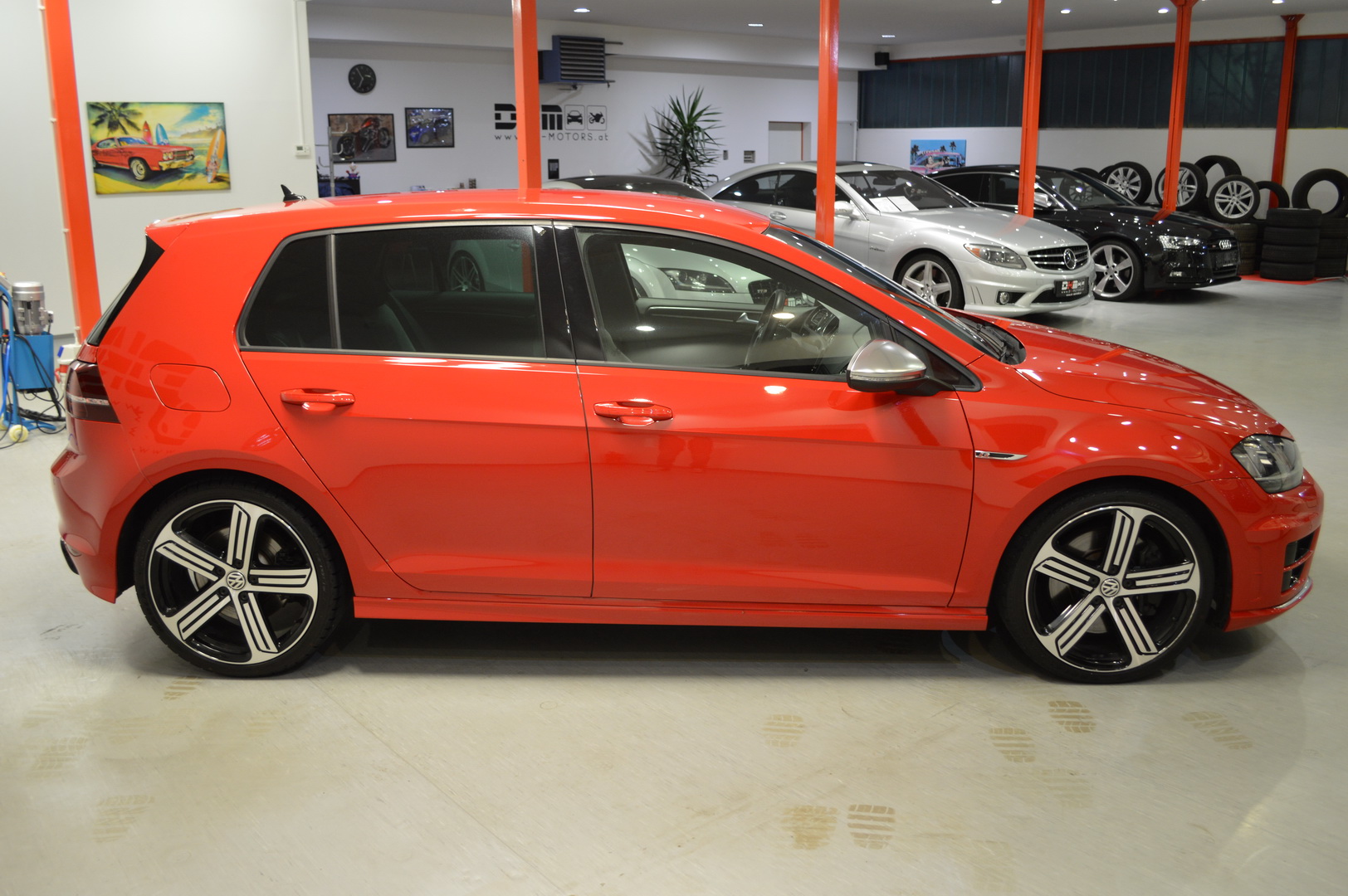 VW Golf 7R DSG rot